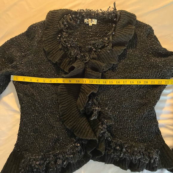 Zafira Eyelash Fringe Cardigan - Picture 5 of 8